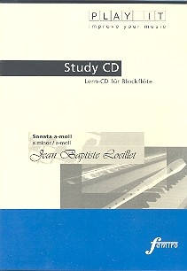 Sonate a-Moll fr Sopranblockflte und Cembalo Playalong - CD