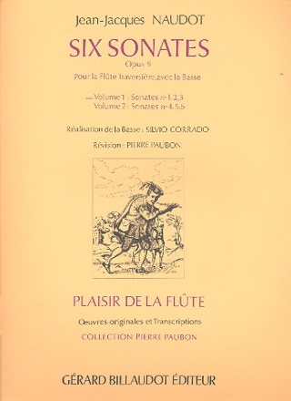 6 sonates op.9 vol.1 (nos.1-3) pour flute et Bc