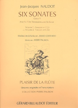 6 sonates op.9 vol.2 (nos.4-6) pour flute et Bc