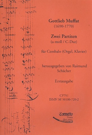 2 Partiten fr Cembalo (Klavier, Orgel)