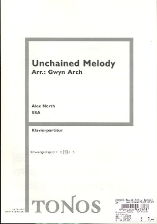 Unchained Melody für Frauenchor und Klavier Partitur