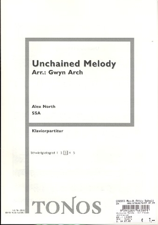 Unchained Melody fr Frauenchor und Klavier Partitur