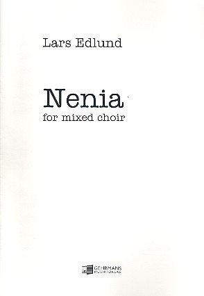 Nenia for mixed chorus a cappella score