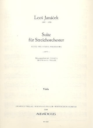 Suite fr Streichorchester Viola
