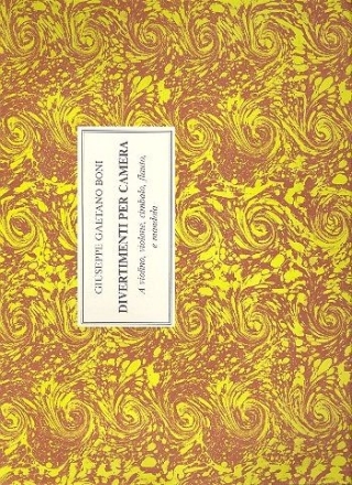 Divertimenti per Camera per violino, violone, cimbalo, flauto e mandola Faksimile