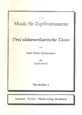 3 sdamerikanische Tnze fr Zupforchester Stimmenset (1-1-1-1-1-1-1)