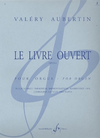 Le Livre ouvert op.6 Vol.2 pour orgue