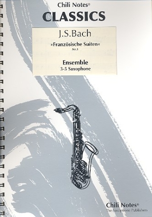Franzsische Suite Nr.1 fr 3-5 Saxophone Partitur+Stimmen