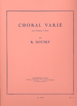 Choral Vari pour trombone et piano