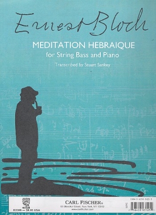 Meditation Hebraique for string bass and piano