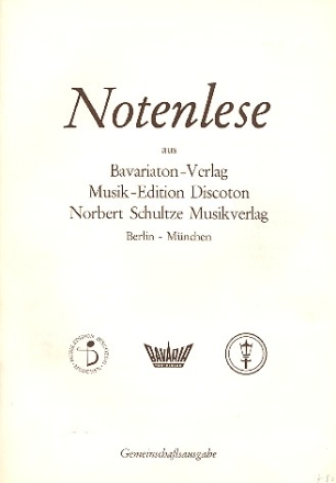 Notenlese: fr Gesang und Klavier