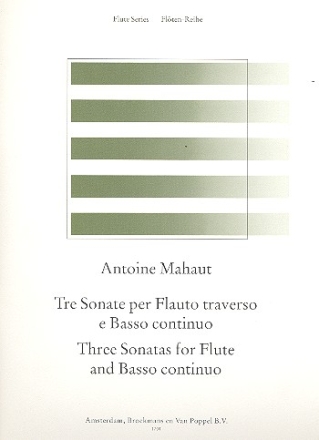 3 Sonaten fr Flte (Traversflte) und Bc