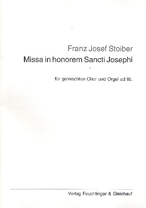 Missa in honorem Sancti Josephi op.14 - fr gem Chor, Orgel ad lib Partitur