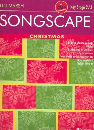 Songscape - Christmas (+ 2 CD's): for young voice (chorus) and piano