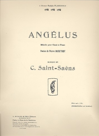 Angelus pour chant et piano