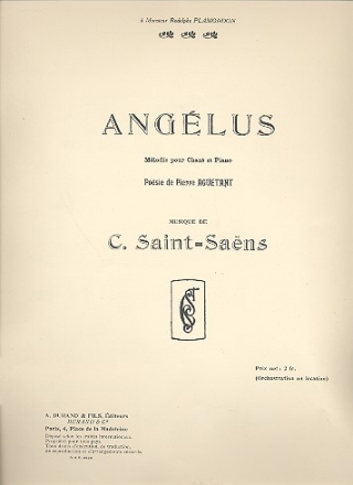 Angelus pour chant et piano
