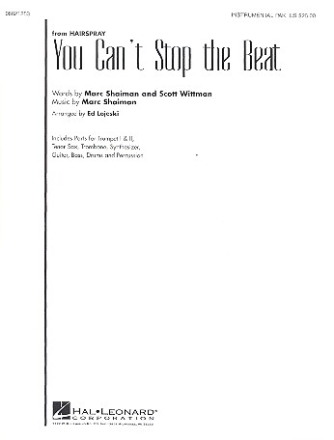 You can't stop the Beat for chorus and instruments instrumental pak