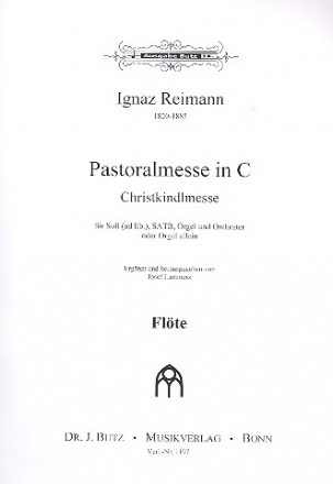 Pastoralmesse C-Dur fr Soli, gem Chor und Orgel (Orchester ad lib) Stimmensatz (Streicher 3-2-1-2)