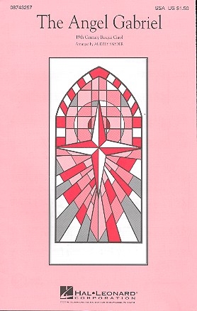 The Angel Gabriel  for female chorus a cappella (piano ad lib) score
