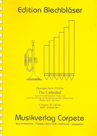 The Cathedral fr 2 Trompete, 2 Posaunen, Tuba und Orgel  (Pauke ad lib) Partitur und Stimmen