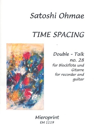 Time Spacing fr Blockflte und Gitarre Spielpartitur