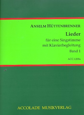 Lieder Band 1 fr Gesang und Klavier