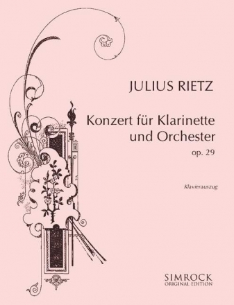 Konzert g-Moll op.29 fr Klarinette und Orchester fr Klarinette und Klavier