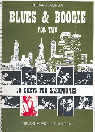 Blues and Boogie for two for 2 saxophones (AT) score