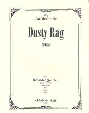 The Richmond Rag for 4 recorders (SoATB) score and parts