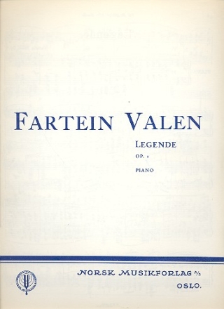 Legende op.1 fr Klavier