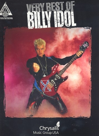 Very Best of Billy Idol songbook vocal/guitar/tab recorded versions