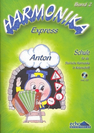 Harmonika-Express Band 2 (+Online Audio) fr Steirische Harmonika in Notenschrift