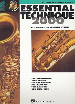 Essential Technique vol.3 (+Online Access) for band tenor saxophone
