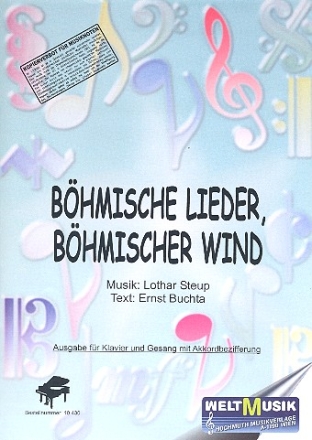 Bhmische Lieder bhmischer Wind: fr Klavier (Gesang/Gitarre)