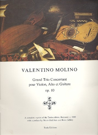 Grand Trio Concertant op.10 pour violon, alto et guitare parts