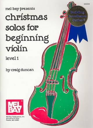 Christmas solos for beginning violin (level 1) with piano accompaniment