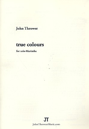 True Colours  for solo marimba