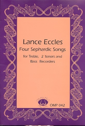 4 sephardic songs for 4 recorders (ATTB) score and parts