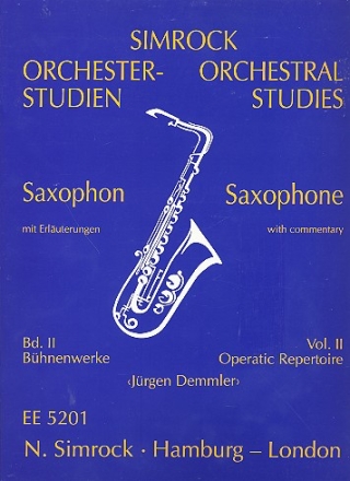 Orchesterstudien Band 2 fr Saxophon