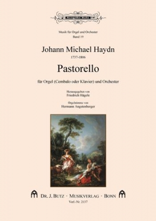 Pastorello fr Orgel (Cembalo, Klavier) und Orchester Partitur