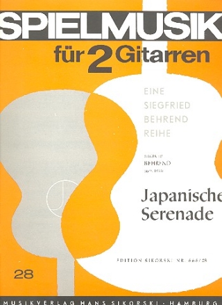 Japanische Serenade fr 2 Gitarren