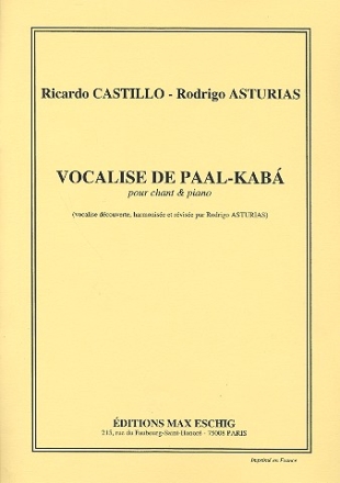 Vocalise de Paal-Kab pour chant et piano
