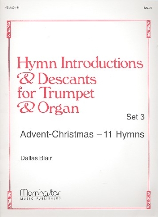 Hymn Introduction and Descants vol.3 for trumpet and organ
