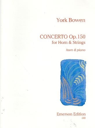 Concerto op.150 for horn and strings for horn and piano