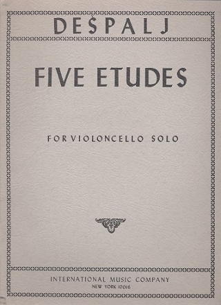 5 etudes for violoncello