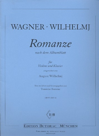 Romanze nach dem Albumblatt fr Violine und Klavier