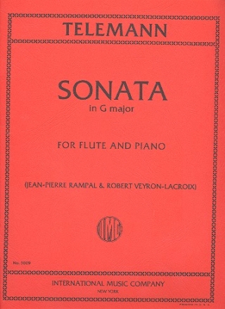 Sonate G-Dur fr Flte und Klavier