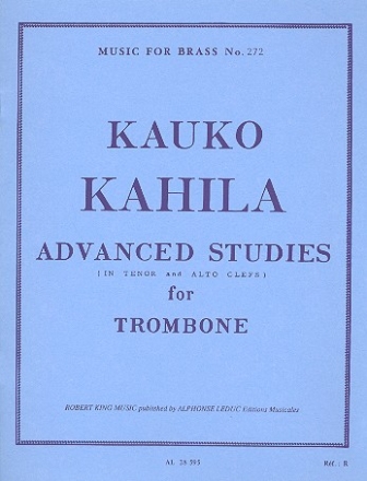 Advanced Studies in tenor and alto clefs for trombone