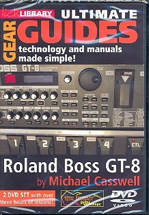 Roland Boss GT-8  2 DVD-Videos Lick Library Ultimate Gear Guides