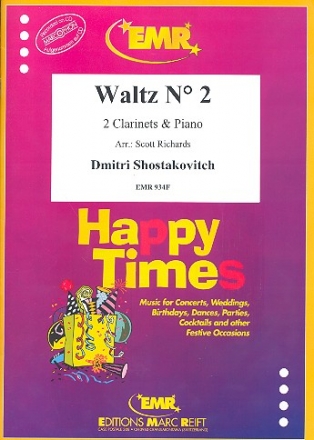 Walzer Nr.2 fr 2 Klarinetten und Klavier Stimmen